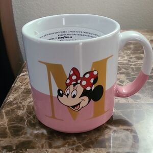 Disney Minnie Mouse Pink and Gold Mug